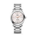 Omega Seamaster Aqua Terra Quartz Diamond Silver Dial Silver Steel Strap Watch for Women - 220.10.28.60.54.001