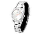 Omega Seamaster Aqua Terra Quartz Diamond Silver Dial Silver Steel Strap Watch for Women - 220.10.28.60.54.001