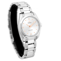 Omega Seamaster Aqua Terra Quartz Diamond Silver Dial Silver Steel Strap Watch for Women - 220.10.28.60.54.001