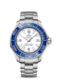 Omega Planet Ocean 6000M Co Axial Master Chronometer 45.5mm White Dial Silver Steel Strap Watch for Men - 21530462104001