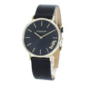 Coach Perry Black Dial Black Leather Strap Watch for Women - 14503333