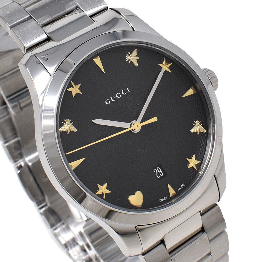 Gucci G Timeless Automatic Silver Stainless Steel Watch For Women - YA1264029