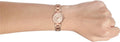 Fossil Carlie Rose Gold Dial Rose Gold Steel Strap Watch for Women - ES4301