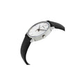 Calvin Klein High Noon Quartz White Dial Black Leather Strap Watch for Men - K8M211C6