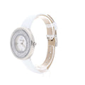 Swarovski Crystalline Pure White Dial White Leather Strap Watch for Women - 5275046