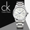 Calvin Klein Bold Silver Dial Silver Steel Strap Watch for Men - K2246120