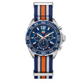 Tag Heuer Formula 1 Quartz Chronograph Blue Dial Two Tone NATO Strap Watch for Men - CAZ1010.FC8196