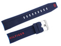 Tommy Hilfiger Nolan Chronograph Blue Dial Blue Rubber Strap Watch for Men - 1791142