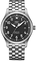 IWC Pilot’s Watch Mark XVIII Black Dial Silver Steel Strap Watch for Men - IW327015