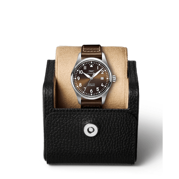 IWC Pilot's Watch Mark XVII Edition "Antoine De Saint Exupery" Brown Dial Brown Leather Strap Watch for Men - IW327003