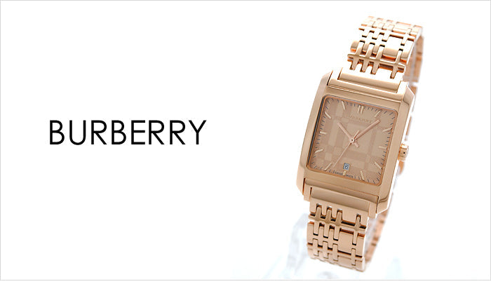 Burberry Nova Check Quartz Rose Gold Dial Rose Gold Stainless Steel Strap Watch for Women - BU1578