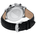 Maserati Ricordo Silver Dial Black Leather Strap Watch For Men - R8871633001