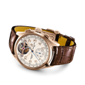 Breitling Premier B21 Chronograph Tourbillion 42 Leon Breitling White Dial Brown Leather Strap Watch for Men - RB2120211G1P1