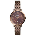 Fossil Jacqueline Brown Dial Brown Steel Strap Watch for Women - ES4275