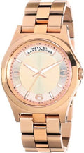 Marc Jacobs Baby Dave Rose Gold Dial Rose Gold Stainless Steel Strap Watch for Women - MBM3235