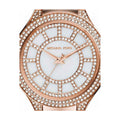 Michael Kors Kerry Mother of Pearl Dial Rose Gold Steel Strap Watch for Women - MK3313