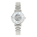 Emporio Armani Meccanico Mother of Pearl Dial Silver Steel Strap Watch For Women - AR1991