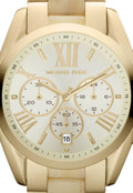 Michael Kors Bradshaw Gold Dial Gold Steel Strap Watch for Women - MK5722