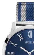 Guess Richmond Blue Dial Two Tone Mesh Bracelet Watch for Men - W1179G1