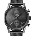 Hugo Boss Navigator Chronograph Grey Dial Grey Mesh Bracelet Watch for Men - 1513674