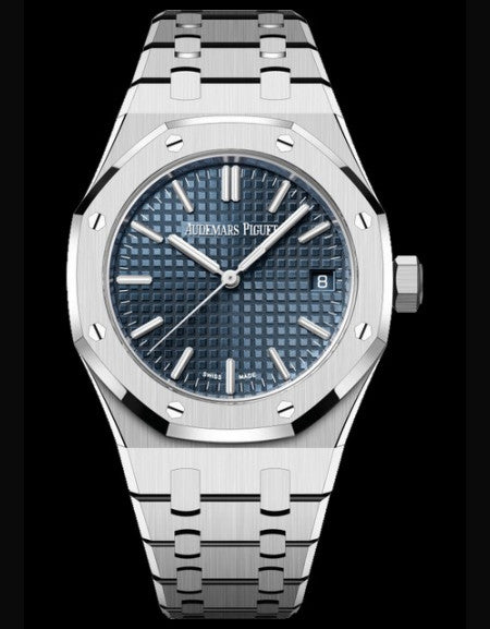 Audemars Piguet Royal Oak Automatic Blue Dial Silver Steel Strap Watch for Men - 15550ST.OO.1356ST.02