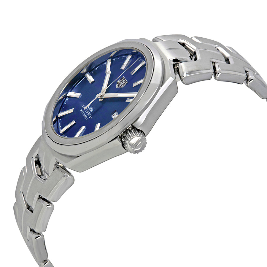 Tag Heuer Link Automatic Blue Dial Silver Steel Strap Watch for Men - WBC2112.BA0603