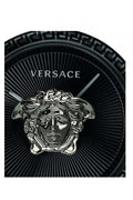 Versace Palazzo Empire Black Dial Black Leather Strap Watch for Women - VCO050017