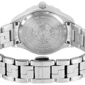 Versace Hellenyium GMT Black Dial Silver Steel Strap Watch for Men - V11020015