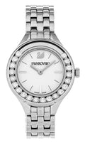 Swarovski Lovely Crystals Mini White Dial Silver Steel Strap Watch for Women - 5242901