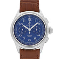 Breitling Premier B15 Duograph 42 Blue Dial Brown Leather Strap Watch for Men - AB1510171C1P1