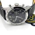 Breitling Avi Ref. 765 1953 Re-Edition Black Dial Black Leather Strap Watch for Men - AB0920131B1X1