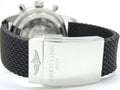 Breitling Superocean Heritage B01 Chronograph 44 Silver Dial Black Mesh Bracelet Watch for Men - AB0162121G1S1