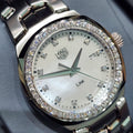 Tag Heuer Link Quartz Diamonds Mother of Pearl Dial Silver Steel Strap Watch for Women - WBC1316.BA0600