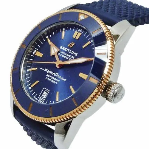 Breitling Superocean Heritage B20 Automatic 42 Blue Dial Blue Mesh Bracelet Watch for Men - UB2010161C1S1