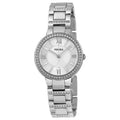 Fossil Virginia Silver Dial Silver Steel Strap Watch for Women - ES3282