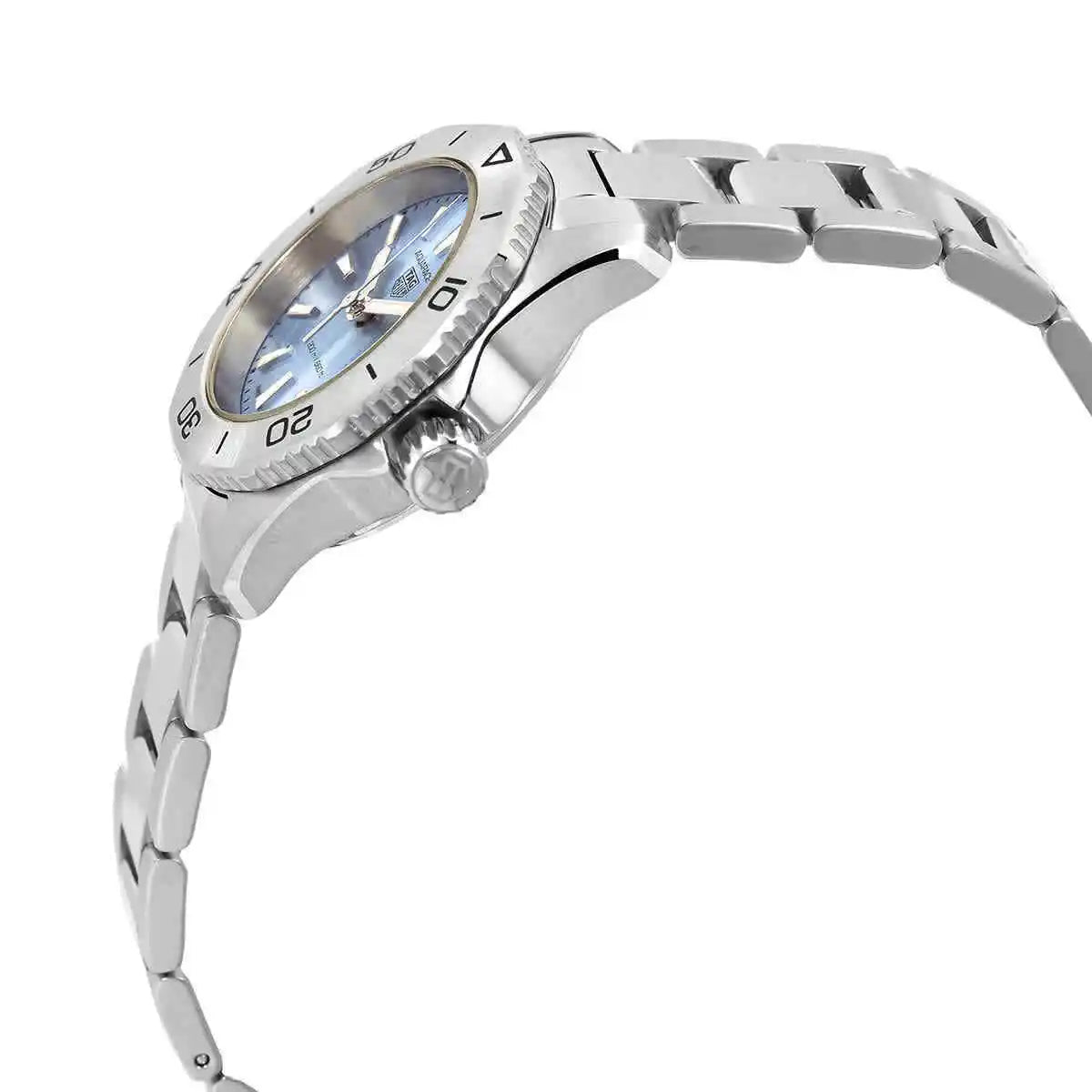 Tag Heuer Aquaracer Professional 200 Quartz Blue Dial Silver Steel Strap Watch for Women - WBP1415.BA0622