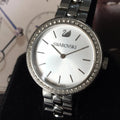 Swarovski Daytime Crystal Silver Dial Silver Steel Strap Watch for Women - 5095600