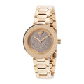 Movado Bold Crystal Gold Dial Gold Steel Strap Watch For Women - 3600492