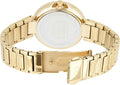 Tommy Hilfiger Angela White Dial Gold Steel Strap Watch for Women - 1782128