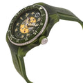 Gucci Dive Automatic Green Dial Green Rubber Strap Unisex Watch - YA136345