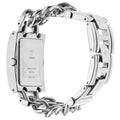 Guess Vanity Diamonds White Dial Silver Steel Strap Watch for Women - W1030L1