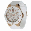 Guess Overdrive Analog White Dial White Rubber Strap Watch for Women - W10614L2