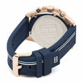 Tommy Hilfiger Decker Multifunction Blue Dial Blue Rubber Strap Watch for Men - 1791474