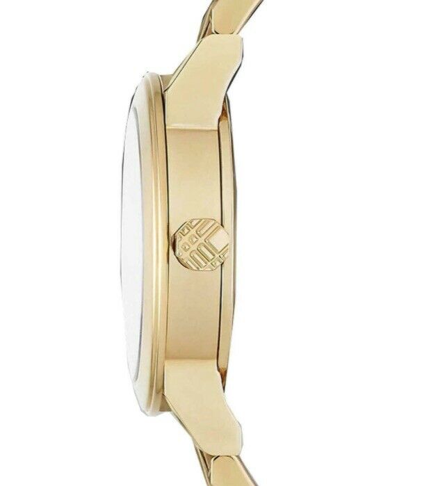 Burberry The City Gold Dial Gold Steel Strap Watch for Women - BU9234