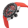 Tag Heuer Formula 1 Chronograph 41mm Red Dial Red Rubber Strap Watch for Men - CAZ101AN.FT8055