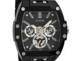 Guess Phoenix Multifunction Black Dial Black Rubber Strap Watch for Men - GW0203G3