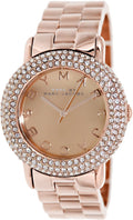 Marc Jacobs Marci Crystal Rose Gold Dial Rose Gold Stainless Steel Strap Watch for Women - MBM3192