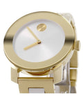 Movado Bold Silver Dial Two Tone Steel Strap Watch for Women - 3600129