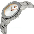 Movado Bold Silver Dial Silver Steel Strap Watch For Women - 3600084