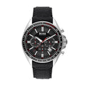 Hugo Boss Driver Black Dial Black Nylon Strap Watch for Men -1513087